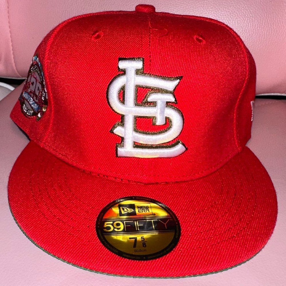 St. Louis Cardinals 25th Anniversary Red Baseball Cap Size 7 5/8